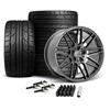2015-2023 Mustang Velgen VF9 Wheel & Nitto Tire Kit - 20x10/11 - Gloss Gunmetal