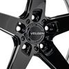 2015-2023 Mustang Velgen Classic5 V2 Wheel & MT Tire Kit - 20x10/11 - Gloss Black
