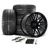 2015-2023 Mustang Velgen VF9 Wheel & MT Tire Kit - 20x10/11 - Gloss Black