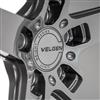 2015-2023 Mustang Velgen Classic5 V2 Wheel & MT Tire Kit - 20x10/11 - Gloss Gunmetal
