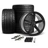 2015-2023 Mustang Velgen Classic5 V2 Wheel & Nitto Tire Kit - 20x10/11 - Satin Black