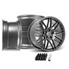 2015-25 Mustang Velgen VF9 Wheel Kit - 20x10/11  - Gloss Gunmetal