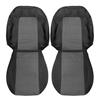 2015-23 Mustang Factory Style Seat Covers - Black/Gray