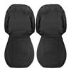 2015-2023 Mustang Factory Style Seat Covers - Black Simulated Leather