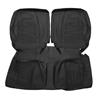 2015-2023 Mustang Factory Style Seat Covers - Black Simulated Leather