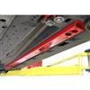 2015-26 Mustang BMR Shorter Tube Jacking Rails - Red