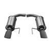 2015-26 Mustang Roush Axle Back Exhaust Kit  - Black Tips V6/EcoBoost