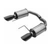2015-26 Mustang Roush Axle Back Exhaust Kit  - Black Tips V6/EcoBoost