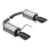2015-26 Mustang Roush Axle Back Exhaust Kit  - Black Tips V6/EcoBoost