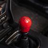 2015-26 Mustang Billetworkz Weighted Shift Knob - Coyote Engraved - Gloss Red