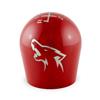 2015-26 Mustang Billetworkz Weighted Shift Knob - Coyote Engraved - Gloss Red