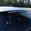 LMR.com Windshield Banner  - Silver w/ Red Dot