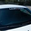 LMR.com Windshield Banner  - White w/ Red Dot