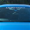 LMR.com Windshield Banner  - Silver w/ Red Dot