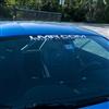 LMR.com Windshield Banner  - Silver w/ Red Dot