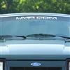 LMR.com Windshield Banner  - White w/ Red Dot