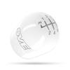 2015-26 Mustang SVE by Billetworkz Weighted Shift Knob - Gloss White