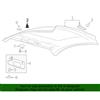 2015-23 Mustang Dome Light Assembly Retaining Clips - Pair