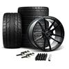 2015-20 Mustang Velgen VF5 Wheel & Nitto Tire Kit - 20x11/11.5  - Gloss Black GT350/R