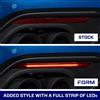 2018-23 Mustang Form Lighting LED Rear Reflectors  - Red