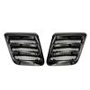 2018-23 Mustang Roush Heat Extractor Hood Inserts  - Gloss Black