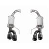 2018-26 Mustang Roush Axle Back Exhaust Kit - Non-Active Exhaust  - Black Quad Tips