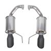 2024-26 Mustang Roush Axle Back Exhaust Kit - Non-Active Exhaust  - Black Tips GT