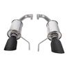 2024-26 Mustang Roush Axle Back Exhaust Kit - Non-Active Exhaust  - Black Tips GT