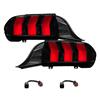 2024-26 Mustang Form Lighting Sequential LED Tail Lights  - Red