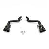 2024-2026 Mustang 5.0/2.3 Flowmaster Outlaw Axle Back Exhaust w/ Active Exhaust - Black Tips