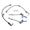 2024-26 Mustang J&M Rear Stainless Steel Braided Brake Lines - Brembo