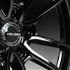 2024-26 Mustang Velgen VF5 Wheel & M/T Tire Kit - 20x10/11  - Gloss Black