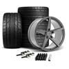 2024-26 Mustang Velgen Classic5 V2 Wheel & Nitto Tire Kit - 20x10/11  - Gloss Gunmetal