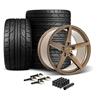 2024-25 Mustang Velgen Classic5 V2 Wheel & Nitto Tire Kit - 20x10/11  - Gloss Bronze