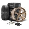 2024-26 Mustang Velgen Classic5 V2 Wheel & MT Tire Kit - 20x10/11  - Gloss Bronze