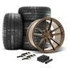 2024-26 Mustang Velgen VF5 Wheel & M/T Tire Kit - 20x10/11  - Gloss Bronze