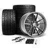 2024-26 Mustang Velgen VF5 Wheel & Nitto Tire Kit - 20x10/11  - Gloss Gunmetal