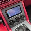 1987-89 Mustang 417 Fox Double DIN Radio Trim Bezel - HVAC Relocation
