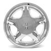 1979-93 Mustang 4 Lug Pony Wheel & Hankook Tire Kit - 16x7 - Chrome