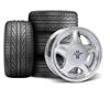 1979-93 Mustang 4 Lug Pony Wheel & Hankook Tire Kit - 16x7 - Chrome