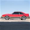 1979-93 Mustang 4 Lug Pony Wheel & Hankook Tire Kit - 16x7 - Chrome