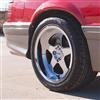 1979-93 Mustang SVE 4 Lug SC Wheel & Nitto Tire Kit - 17x9/10 - Chrome