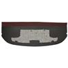 1979-1993 Mustang Rear Package Tray - Dark Red Carpet - Coupe