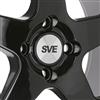 Mustang SVE Saleen SC Style Wheel Kit - 17x8/9 - Gloss Black | 79-93