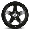 1979-93 Mustang SVE 4 Lug SC Wheel & Nitto Tire Kit  - 17x9/10 - Gloss Black