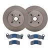 1987-93 Mustang Front Brake Rotor & Pad Kit - 11"