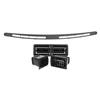 1987-93 Mustang A/C Dash & Defrost Vent Register Kit  - Black