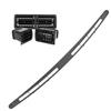1987-93 Mustang A/C Dash & Defrost Vent Register Kit  - Black