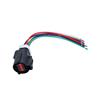 1987-93 Mustang Dash Harness Connector Pigtail  - Round 8 Pin Female