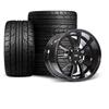 1994-2004 Mustang SVE FR500 Wheel & Nitto Tire Kit - 18X9/10 - Black